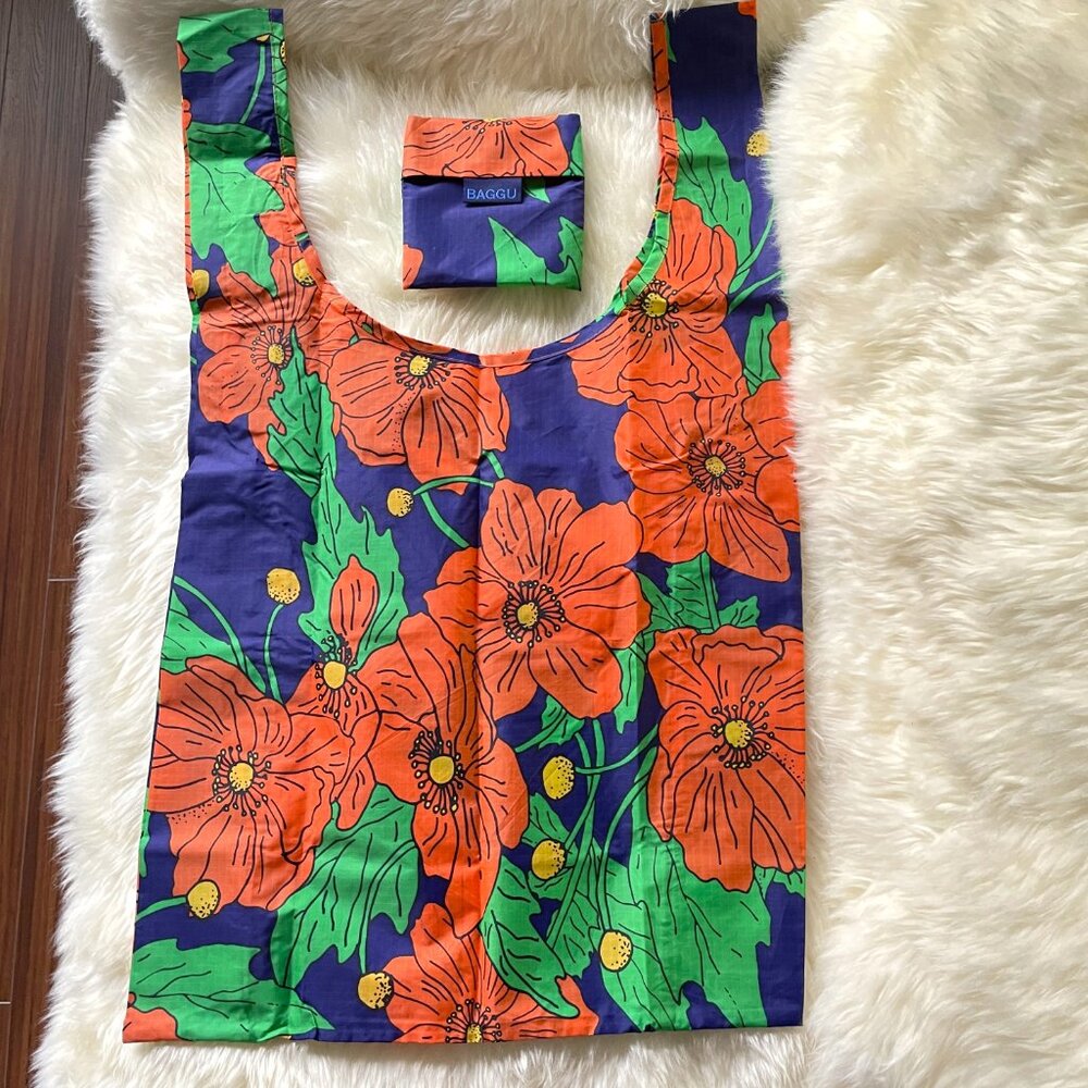 NWT Standard Baggu - Wild Poppy - Picture 5 of 6
